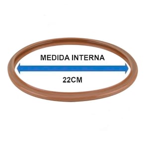 Borracha anel silicone 22cm panela de pressão de 6l brava