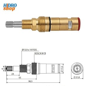 Mvc para Registro Pressão Rio de 1/2" e 3/4" - 352601