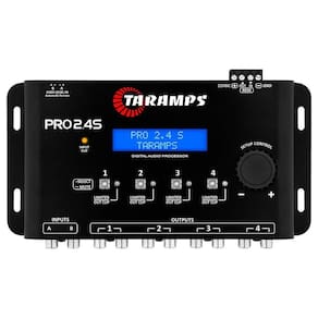 Processador equalizador taramps pro 2.4s digital crossover
