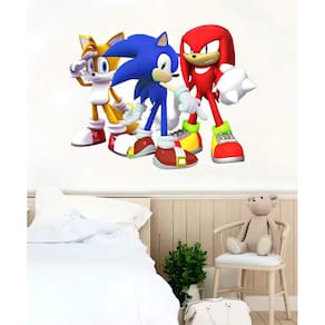 Adesivo De Parede Infantil Sonic Mod03