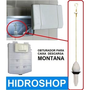 Obturador para Caixa de Descarga de Embutir Montana M9000 Antiga - A609159900