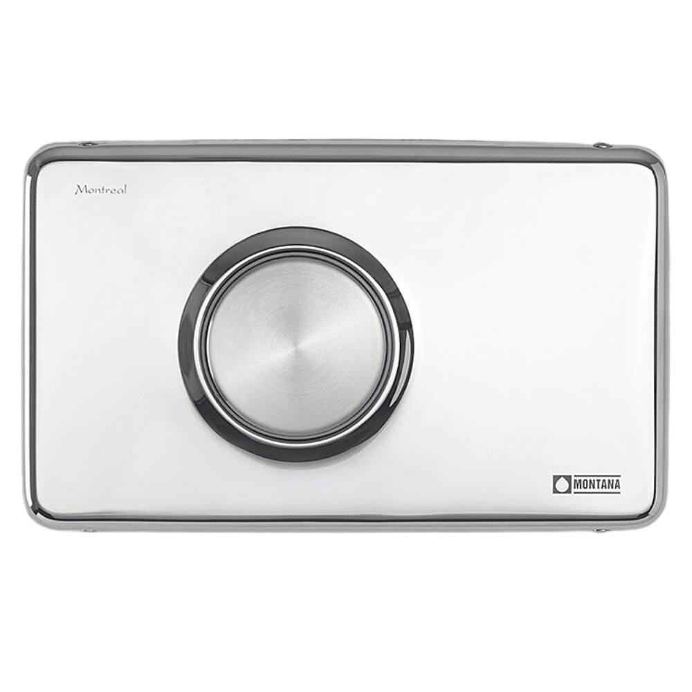 Acabamento Caixa De Embutir Montana Montreal Aço Inox M9000 - A604290201