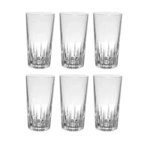 Jogo De Copos Bali Vidro 6 Peças 280ml