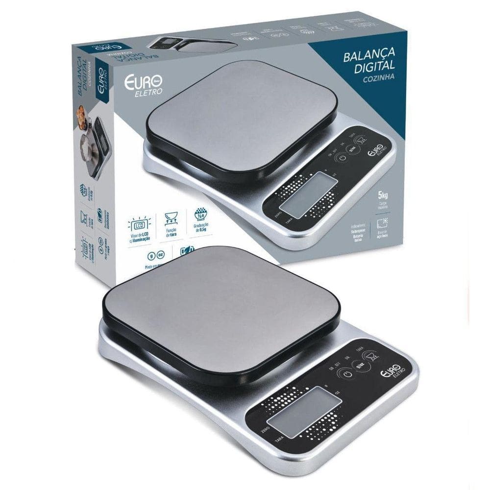 Balança digital para cozinha euro
