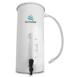 Deionizador de água de 100l/h com capacidade para 30 litros