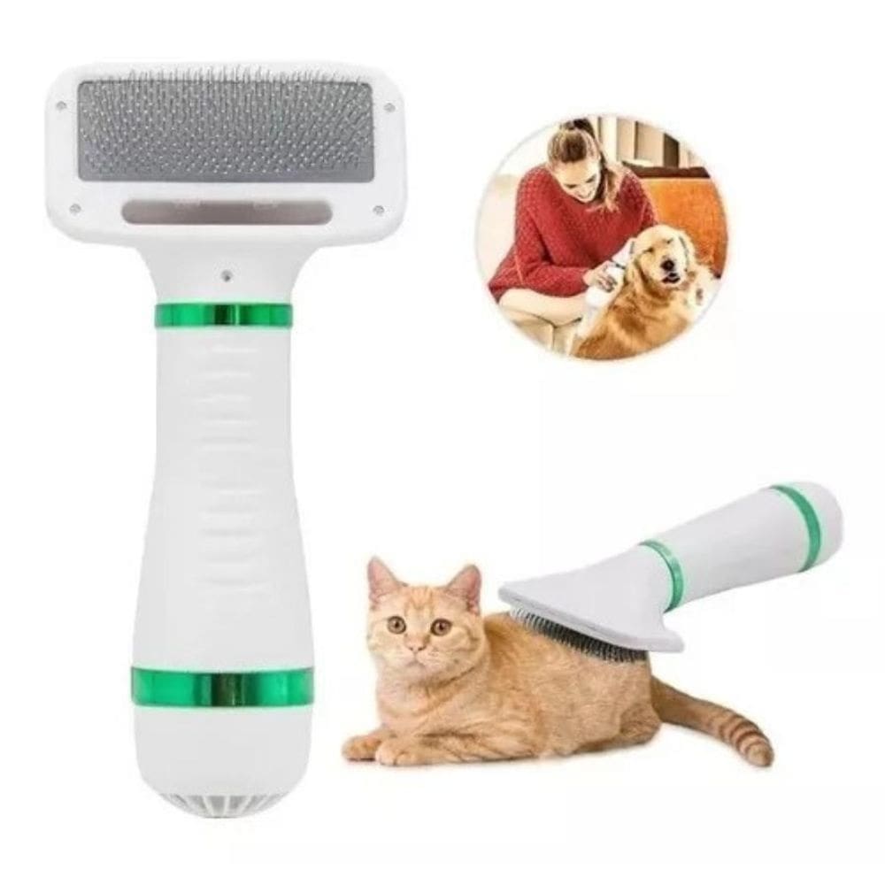 Secador Pet Profissional Para Banho E Tosa Com Escova 110V
