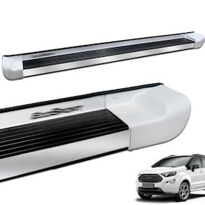 Estribo Lateral Ecosport 2013 a 2021 Branco Artico Personalizado