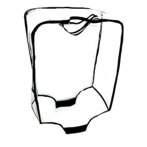 Kit 2 Capa De Plástico Para Mala Viagem Grande Transparente