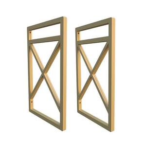 Suporte para prateleira estilo industrial 02 un. dourado