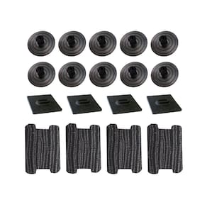 Kit calço anti ruído da mola traseira l200 triton até 2017