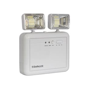 Luminária de emergência led empalux 2200 lumens 6 horas
