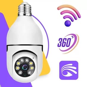 Camera ip lampada wifi full hd visão noturna yoosee