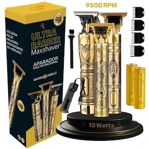Barbeador profissional potente ultra maxshave 10w 9500 rpm