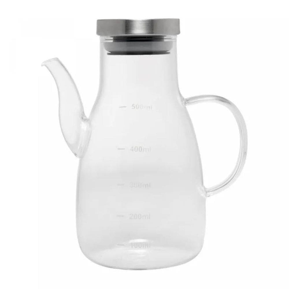 Galheteiro Vidro Borosilicato e Metal Bold 500ml 20627 Wolff