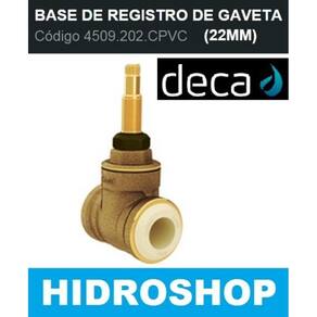 Base para Registro de Gaveta Deca 3/4 Com Adaptador CPVC - 4509202CPVC