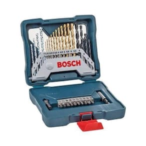 Estojo brocas e pontas 30pc x-line titânio bosch