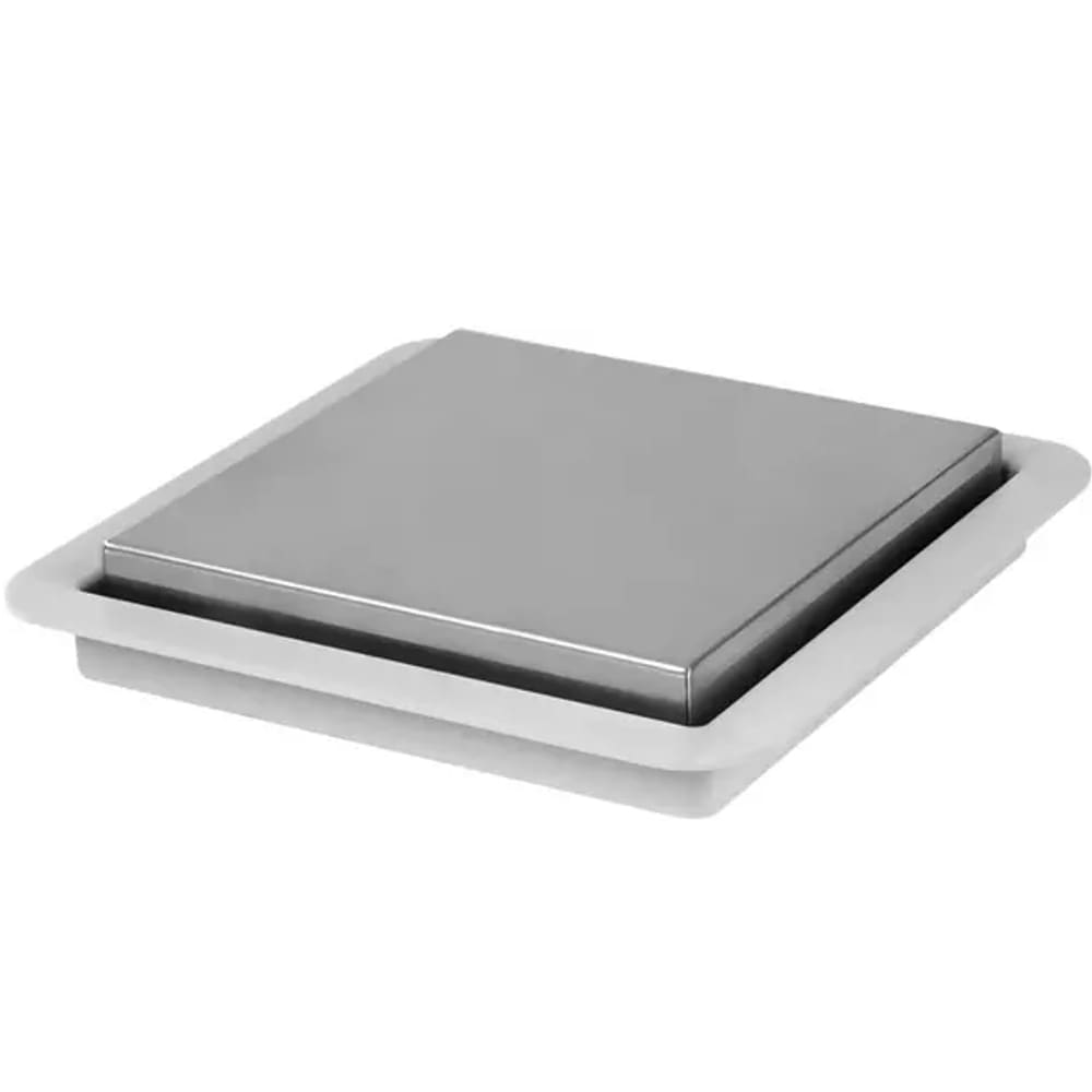 Ralo Linear Quadrado Inox 15x15cm  210
