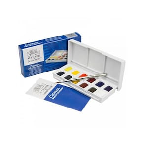 Aquarela winsor e newton 12 cores + 1 pincel