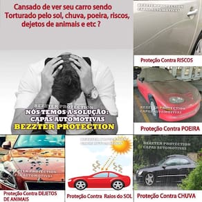 Capa cobrir carro palio weekend impermeável proteção bezzter