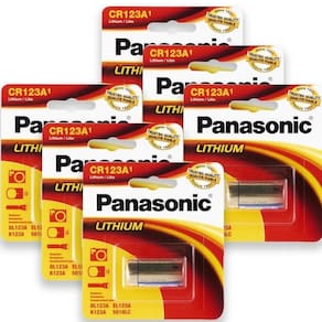 Bateria cr123 3v 6 panasonic photo kit c/6 pilha cr123a