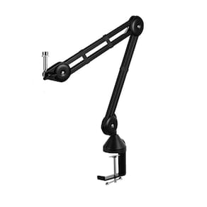 Pedestal articulado para microfone condensador rode,shure