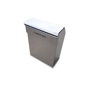 Caixa de  inox modelo l para vidro valeinox