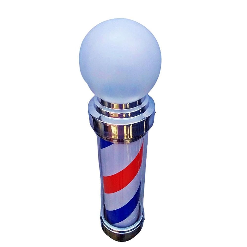 Barber pole 70cm giratório voltagem bivolt.