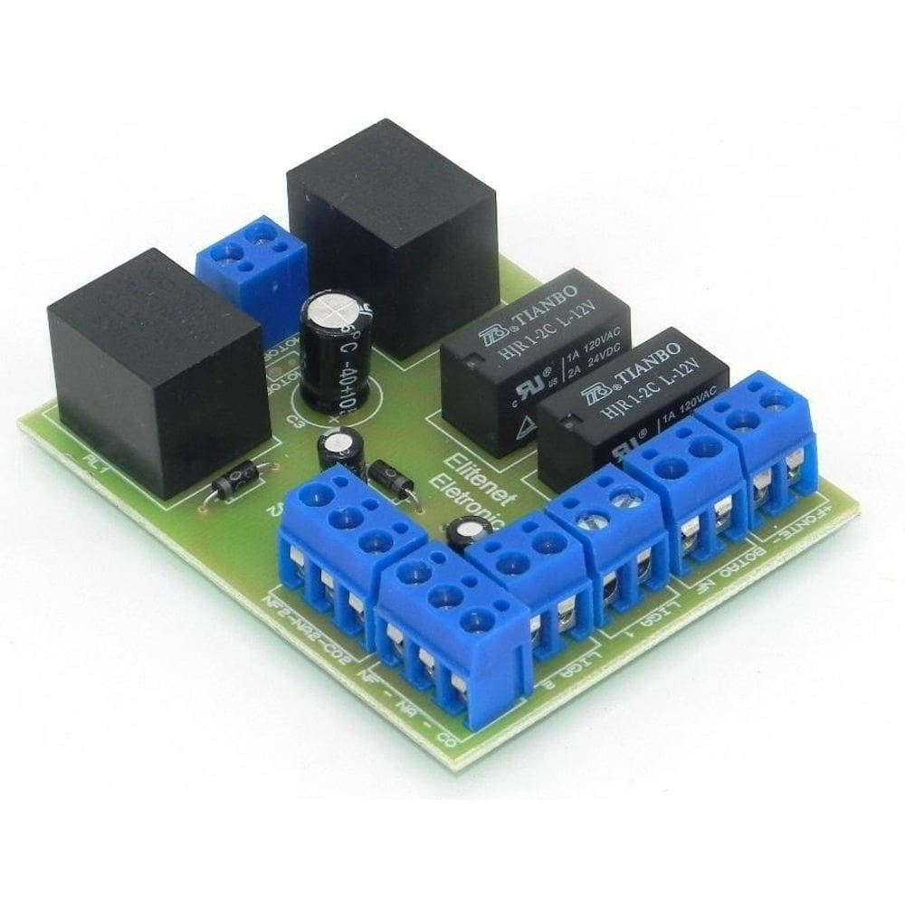Inversor automático sentido giro motor 12v dc sensor