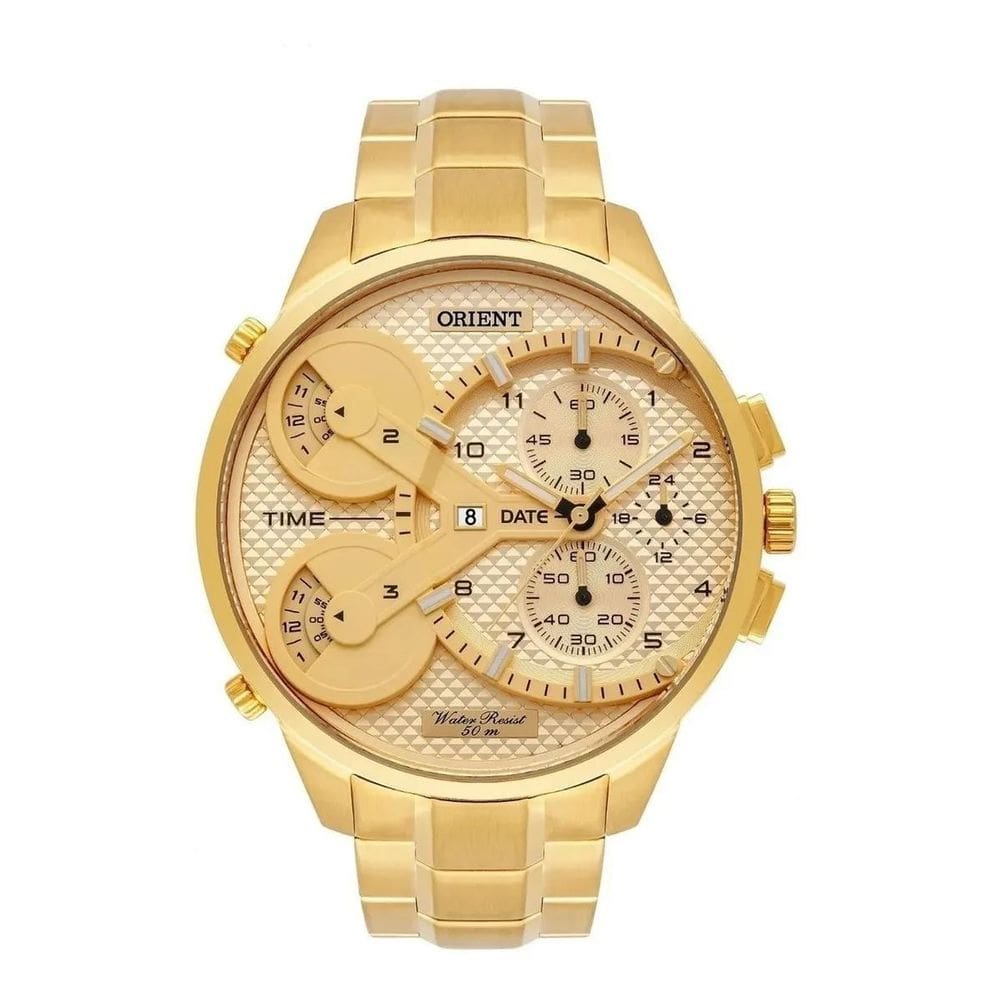 Relogio orient masculino mgsst003 c2kx dourado  +nfe