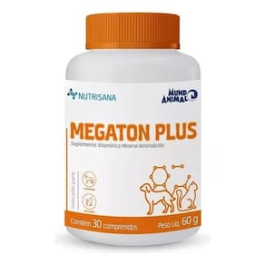 Nutrisana megaton plus suplemento 30 comprimidos 60g mundo