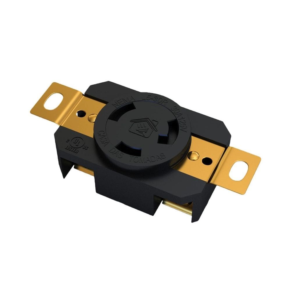 Tomada nema l5-30r 30a 125v 2p+t