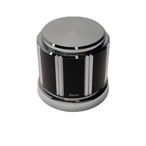 Acabamento para Registros Deca Linha Maxim Cromado e Preto C75 - 4900C75PQ