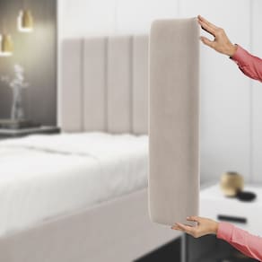 Painel Modulado Nashira 140 / Z-003 Sued Bege