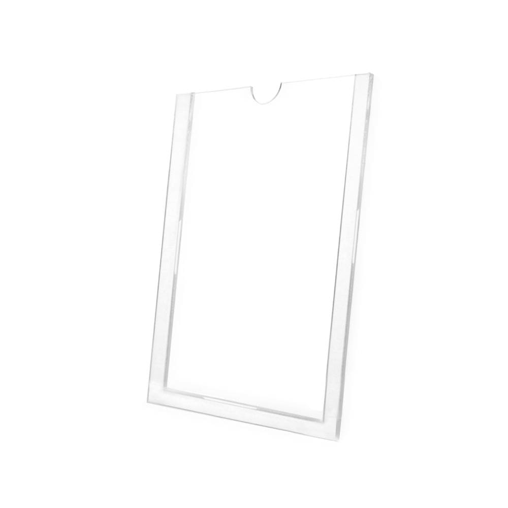 Display de parede acrílico a4 porta folha 21x30cm 10