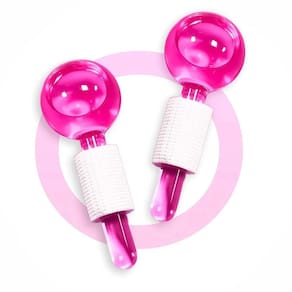 Ice globes: massagem facial relaxante