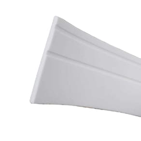 Rodapé autocolante borracha eva 10cm x 0,8cm - 12 metros