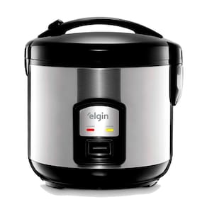Panela de arroz elétrica elgin 5 xícaras 1 litro inox 220v