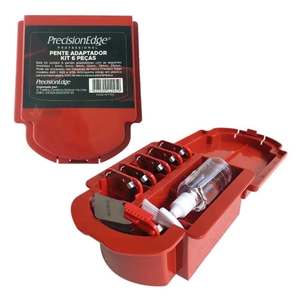 Kit pentes adaptadores 6 peças aço máquina a8s precision edg