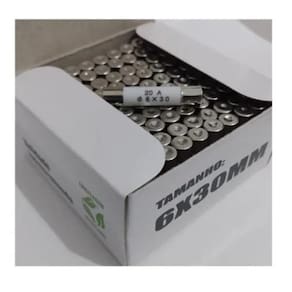 100 pçs fusível cerâmico 20a para microondas