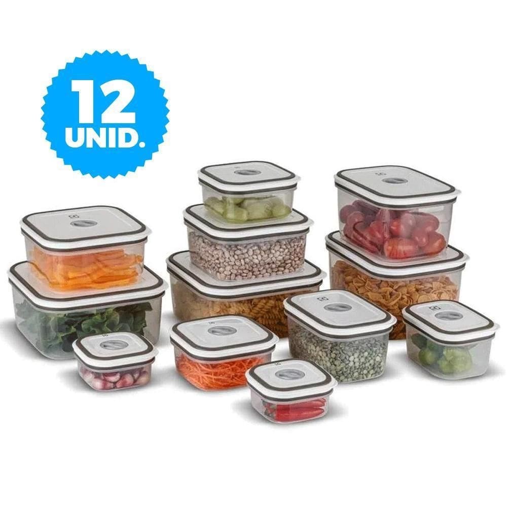 Conj potes electrolux herméticos plástico 12unid - 41046086