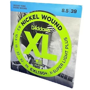 Encordoamento Guitarra 8,5-39 Exl130+ D`Addario Nickel Wound
