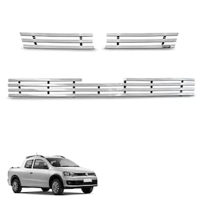 Sobre Grade Saveiro G6 2014 e 2016 Aço Inox Maxx Gtnox