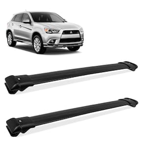 Rack Teto Travessa Larga Outlander 2008 a 2013 Preto