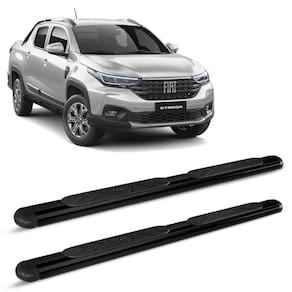Estribo Lateral Strada 2021 a 2023 CD CS Oval Preto Bepo