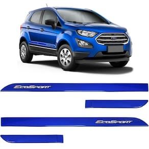 Friso Lateral Ecosport 2013 a 2021 Azul Aurora Alto Relevo