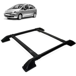 Rack Teto Bagageiro Xsara Picasso 2000 a 2012 Tubolar Preto