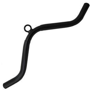 Puxador barra w curva academia biceps triceps