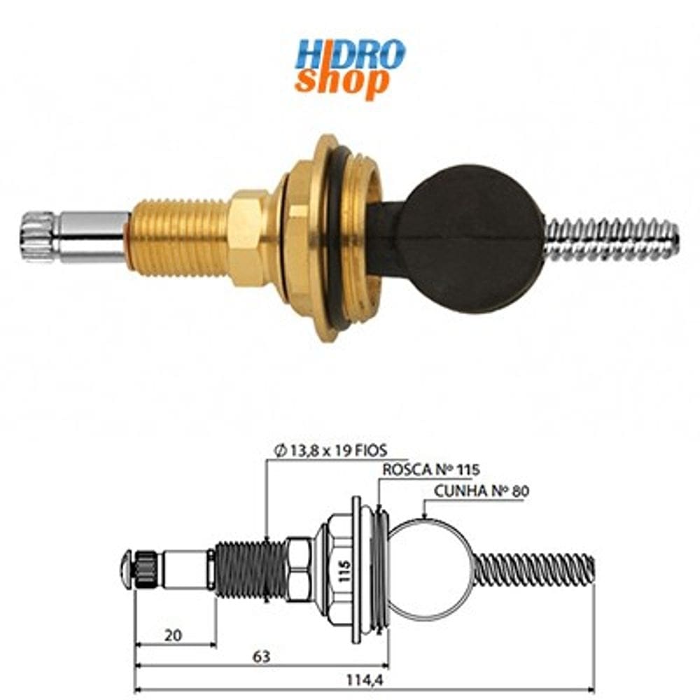 Reparo Registro Gaveta Tinco 3/4 - 284101