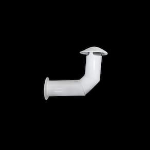Chapéu Chines Branco Diâmetro 137 Com Canopla - CHINES137X300BR