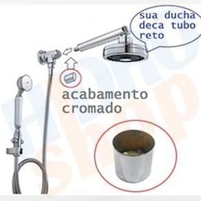 Tubo Acabamento Chuveiro Tubo Reto Deca - 41601982C